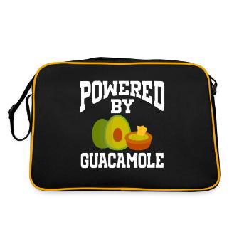 Powered By Guacamole - Retro Bag - black/gold - Back