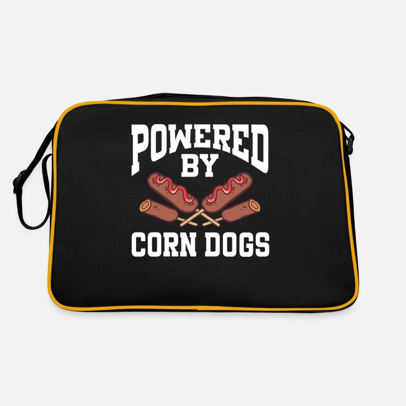 Propulsé par Corn Dogs Sac Retro