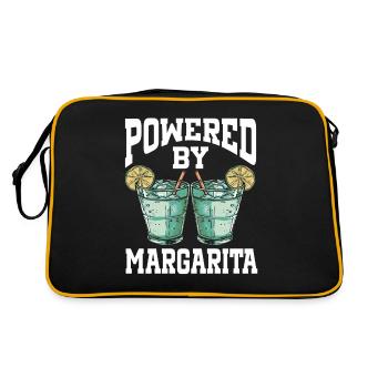Powered By Margarita - Retro Bag - black/gold - Back