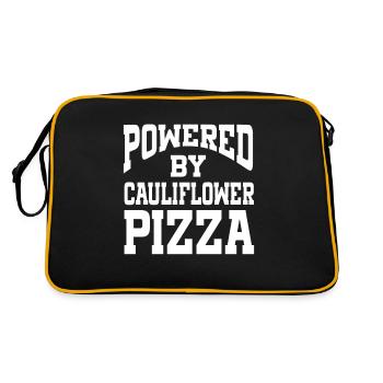 Powered By Cauliflower Pizza - Retro Bag - black/gold - Back