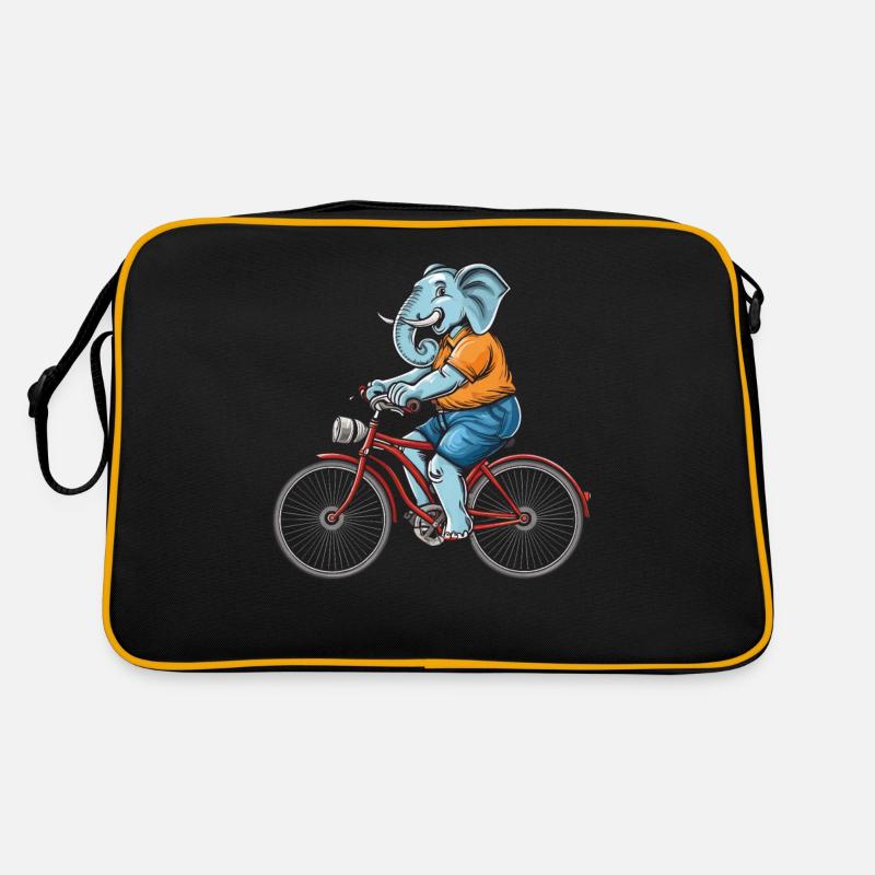 ÉLÉPHANT DE BICYCLETTE Sac Retro