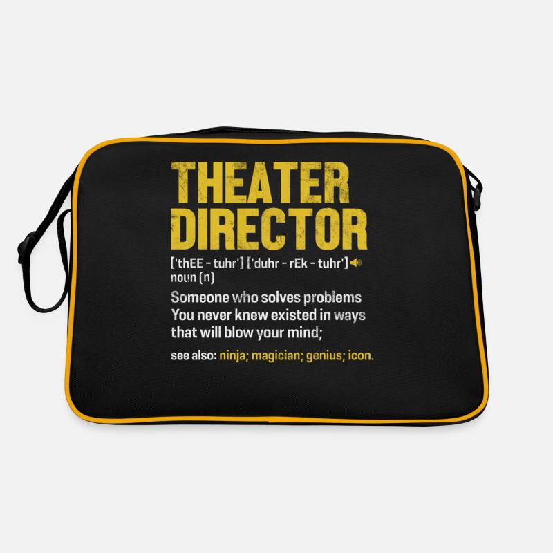 Theater Director Funny Definition Musical Retro Bag