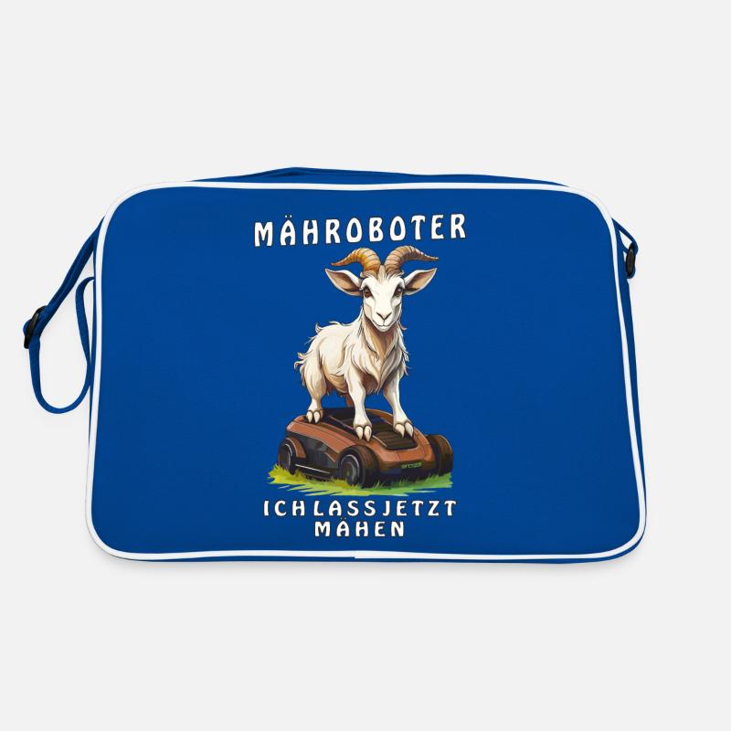 GOAT ROBOTIC LAWNMOWER I'M HAVING IT MOWED NOW Retro Bag