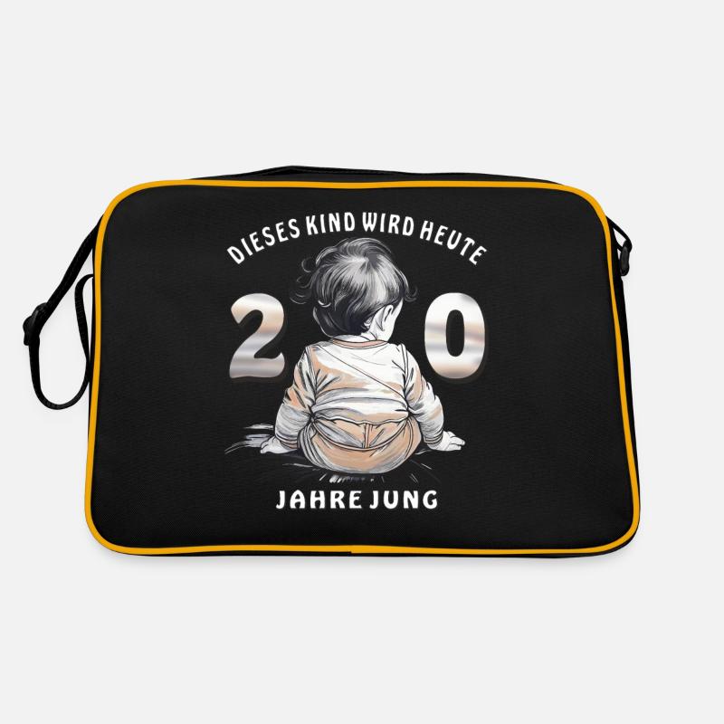 KIND 20. GEBURTSTAG Retro Tasche