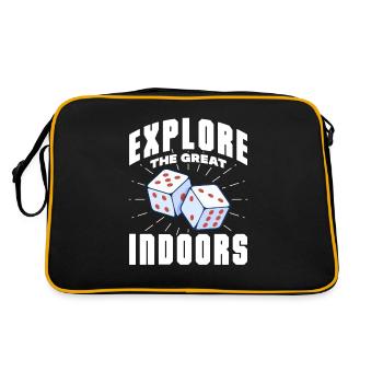 Jeux de société Jeux de société Jeux de nuit Jeux de société Cadeau - Sac Retro - noir/or - Dos