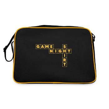 Jeux de société Jeux de société Jeux de nuit Jeux de société Cadeau - Sac Retro - noir/or - Dos