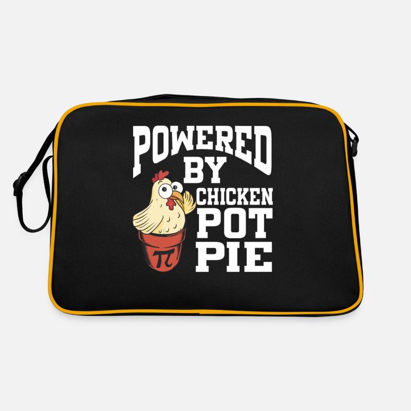 Powered By Chicken Pot Pie Retro Bag