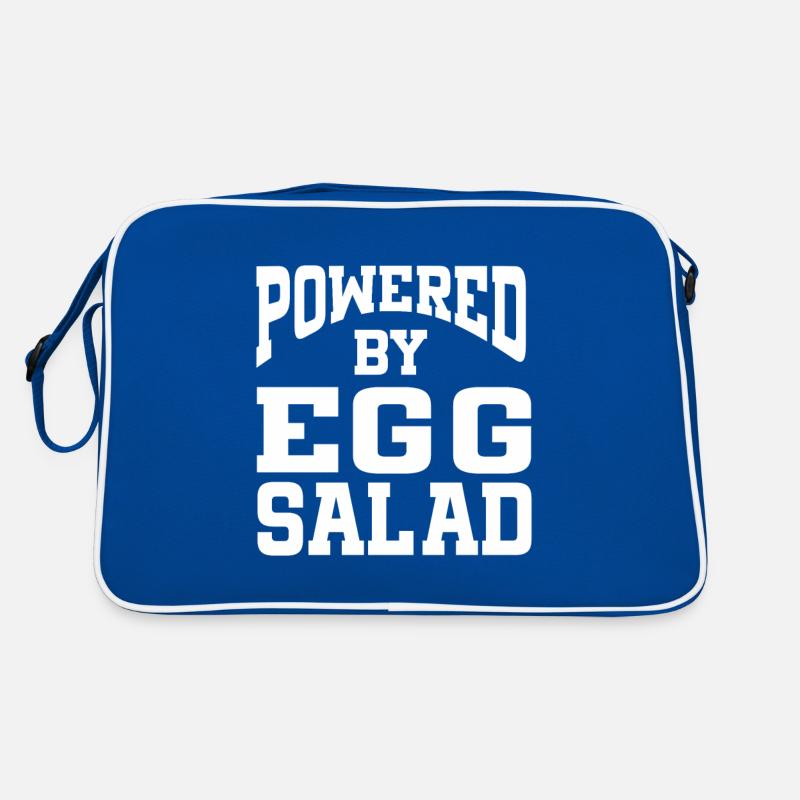 Propulsé par la salade aux œufs Sac Retro