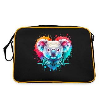 Koala Cardio - Retro Bag - black/gold - Back