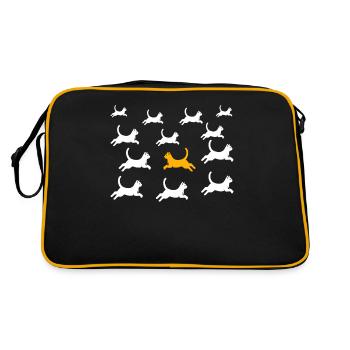 À contre-courant Individualité et style - Sac Retro - noir/or - Dos