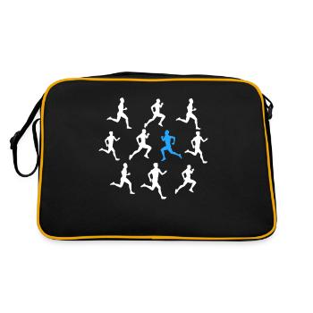 À contre-courant Individualité et style Personnes - Sac Retro - noir/or - Dos
