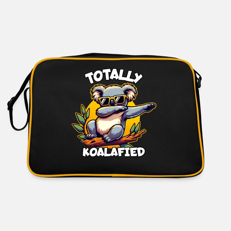 Koala Spruch Retro Tasche