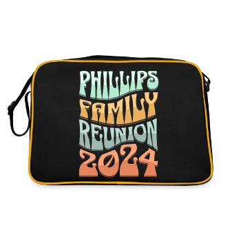 Réunion de famille Phillips 2024 - Sac Retro - noir/or - Dos