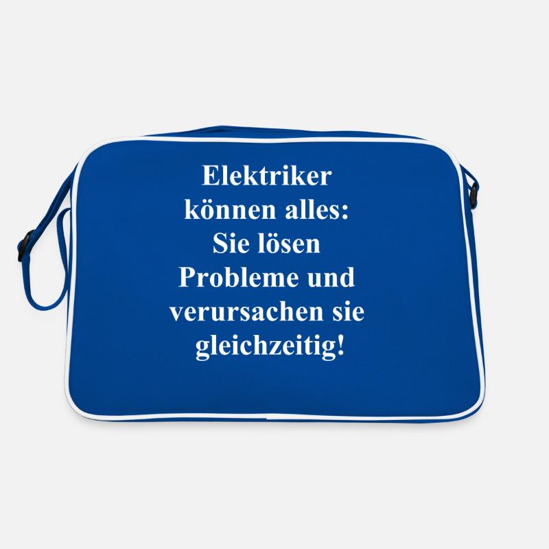 Multitasking-Elektriker-Geschenk Retro Tasche