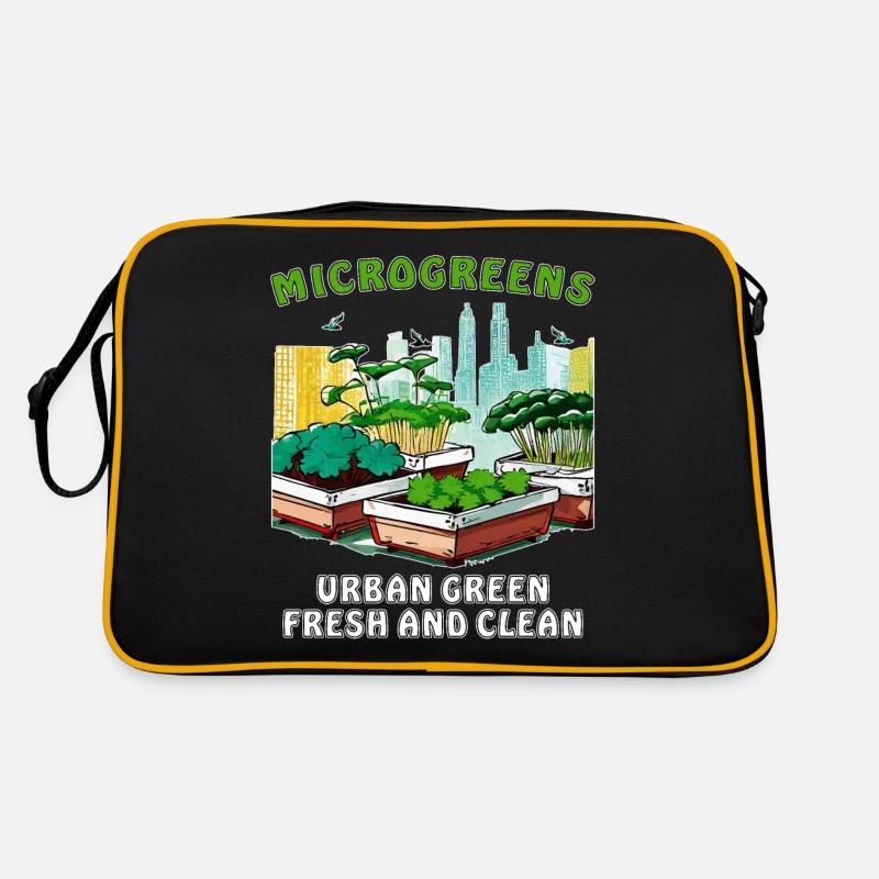 MICROGREENS URBAN GREEN FRESH AND CLEAN Retro Bag