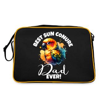 Best Sun Conure Papa - Retro Bag - black/gold - Back