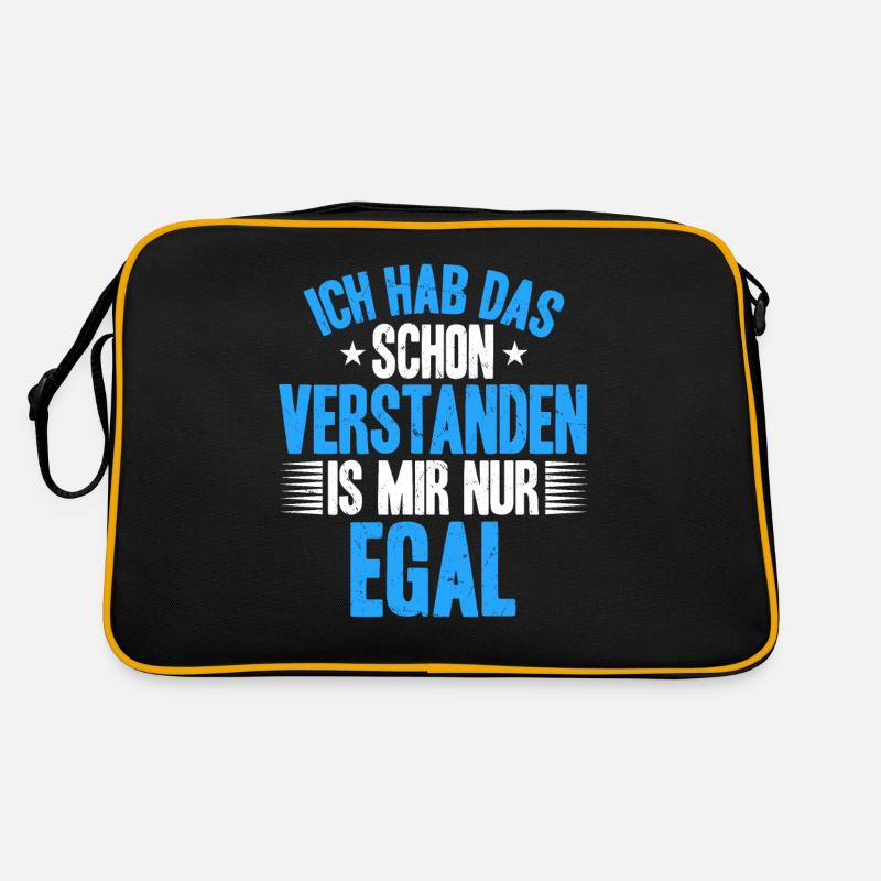 Understood, but it doesn't matter Nonchalance meets humor Retro Bag