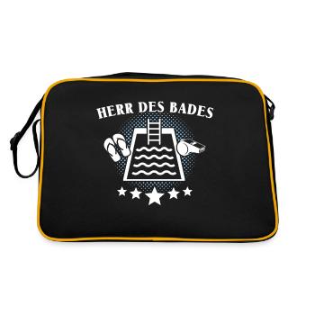Lifeguard - Retro Bag - black/gold - Back