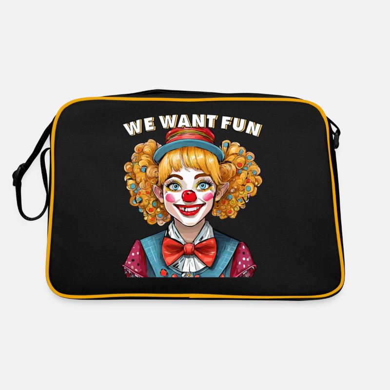 CLOWN ON VEUT S’AMUSER Sac Retro
