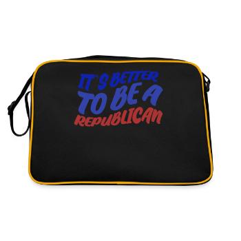 Républicains Républicains Conservateurs - Sac Retro - noir/or - Dos
