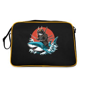 Cadeau de guerrier de combat à l’épée Samouraï Ronin - Sac Retro - noir/or - Dos