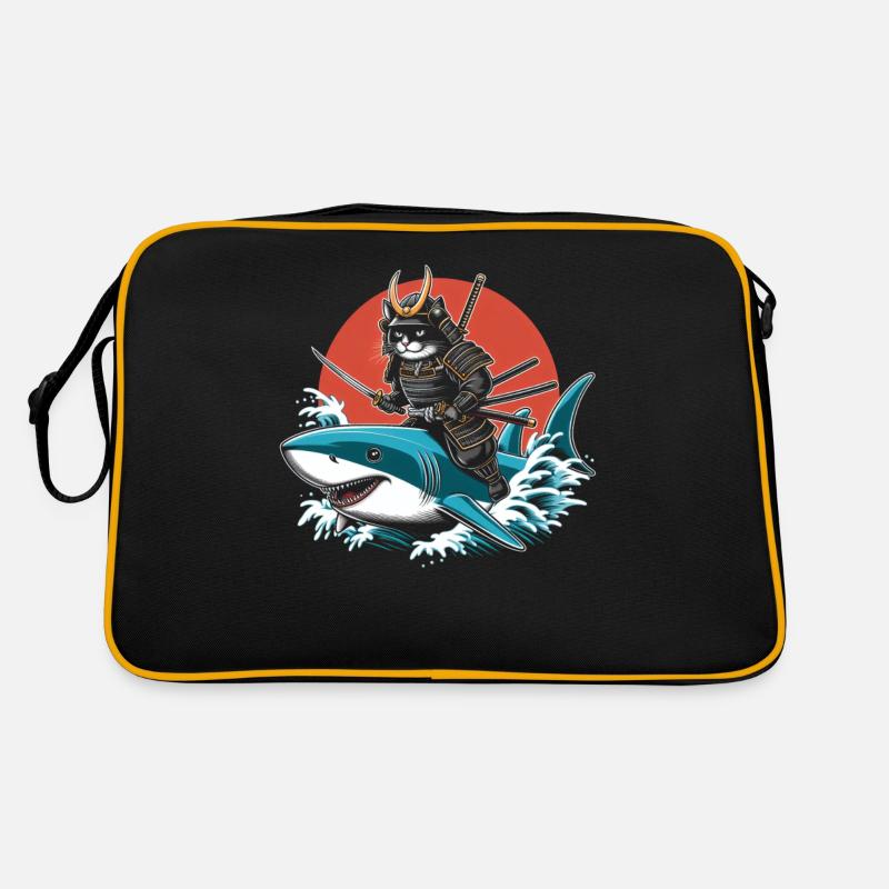 Cadeau de guerrier de combat à l’épée Samouraï Ronin Sac Retro