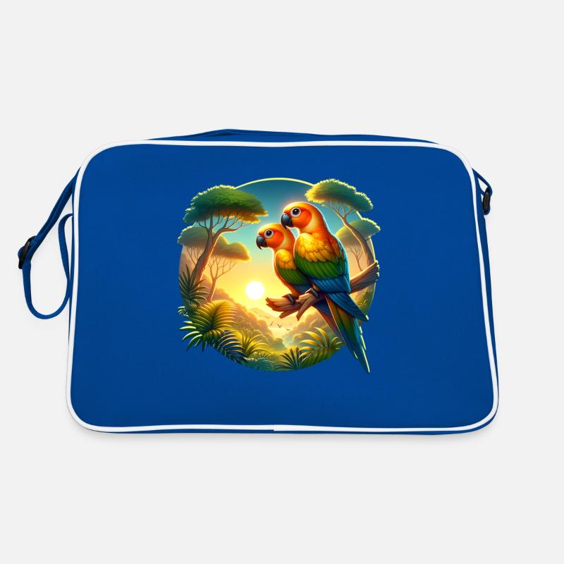 Sonnensittich Sprüche Retro Tasche