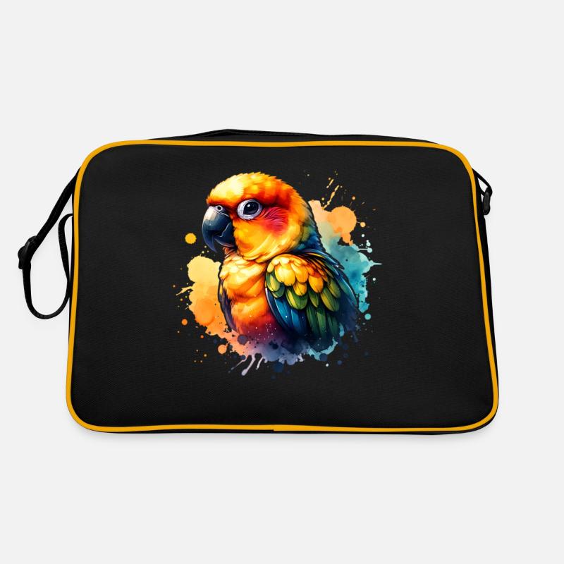 Sonnensittich Retro Tasche