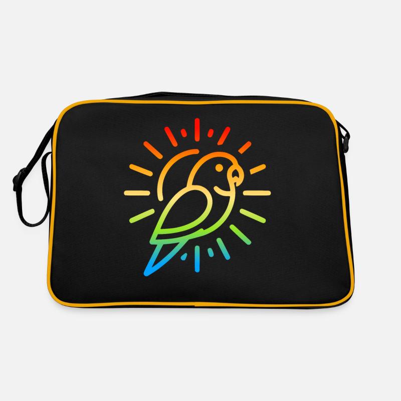 Sonnensittich Retro Tasche