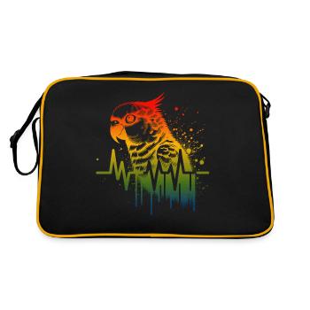Sun Parakeet Cardio - Retro Bag - black/gold - Back