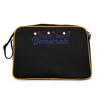 Democratic Elections Democracy Democrat - Retro Bag - black/gold - Back