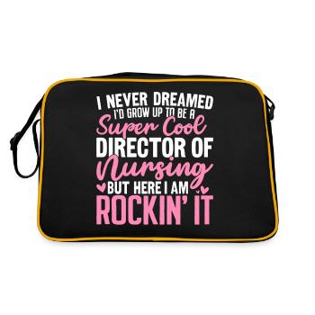 Directeur super cool des soins infirmiers médicaux - Sac Retro - noir/or - Dos