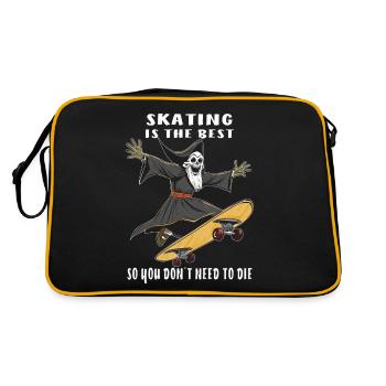 LE PATINAGE DE GRIM REAPER EST LE MEILLEUR - Sac Retro - noir/or - Dos