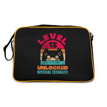 Adolescent - Sac Retro - noir/or - Dos