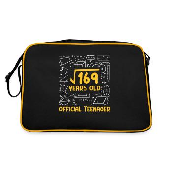 Teen Teen Teen Teens Teeny Gift - Retro Bag - black/gold - Back