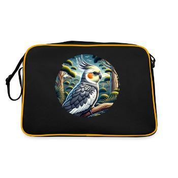 Calopsitte - Sac Retro - noir/or - Dos