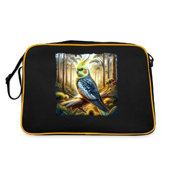 Calopsitte - Sac Retro - noir/or - Dos