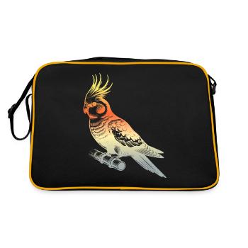 Calopsitte - Sac Retro - noir/or - Dos