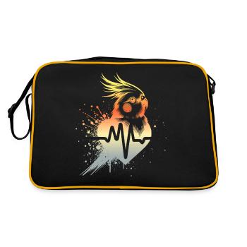 Cockatiel Cardio - Retro Bag - black/gold - Back