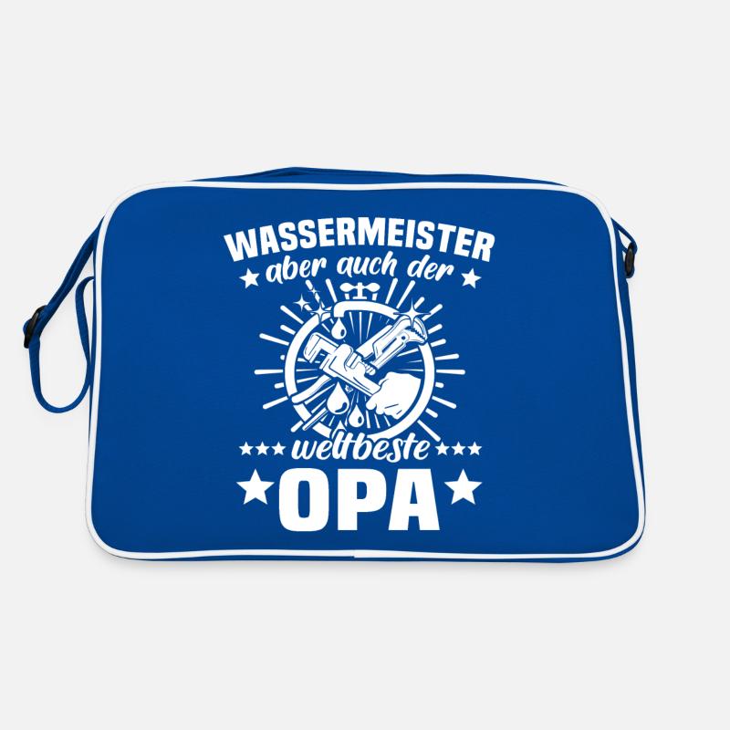 Opa Wassermeister Retro Tasche