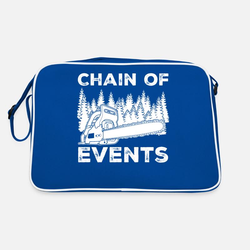 Tronçonneuse Tronçonneuse Bûcheron Bois de Chauffage Sac Retro