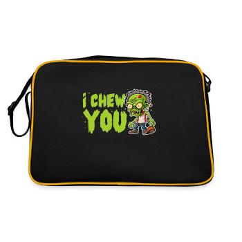 Zombie Zombie Hunter Zombie Apocalypse Cadeau - Sac Retro - noir/or - Dos