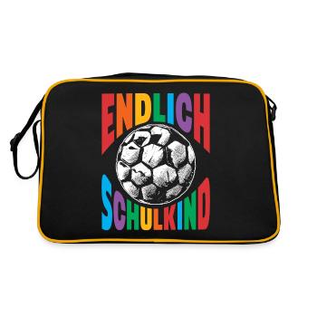 School 1st Grade - Retro Bag - black/gold - Back