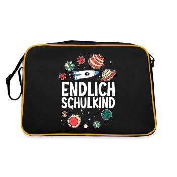 School 1st Grade - Retro Bag - black/gold - Back