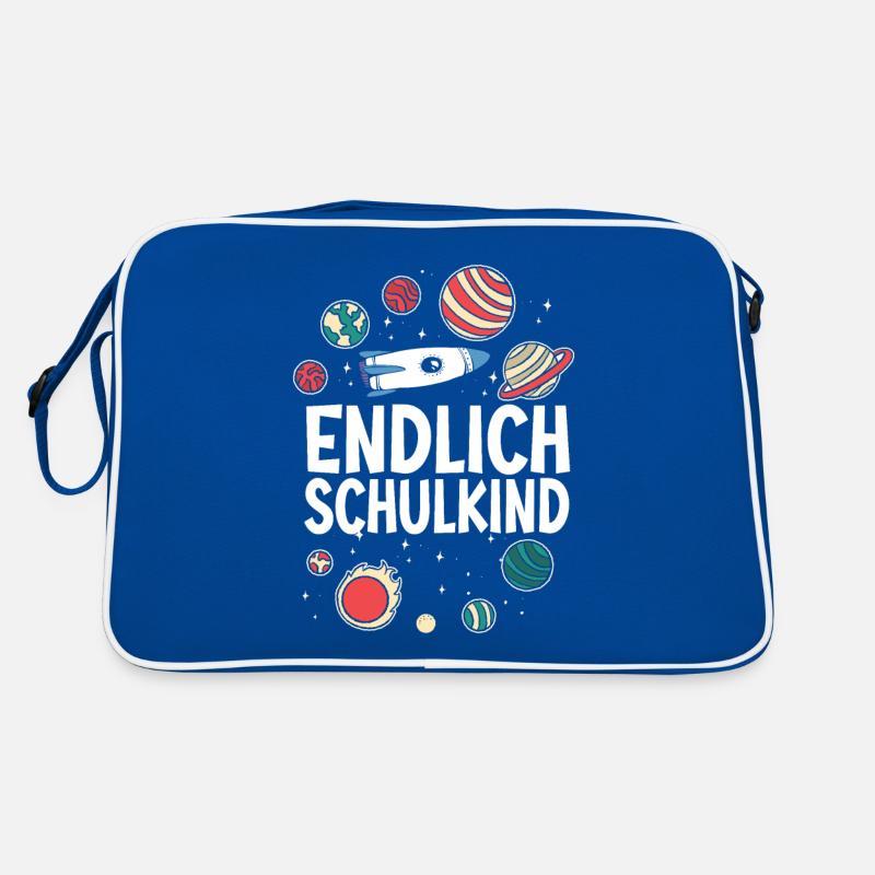 School 1. Grade Retro Tasche