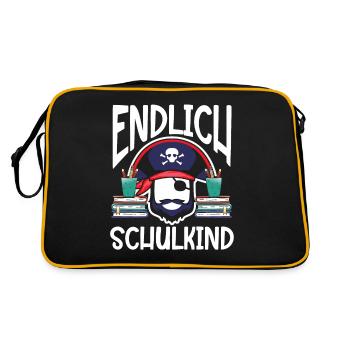 School 1st Grade - Retro Bag - black/gold - Back