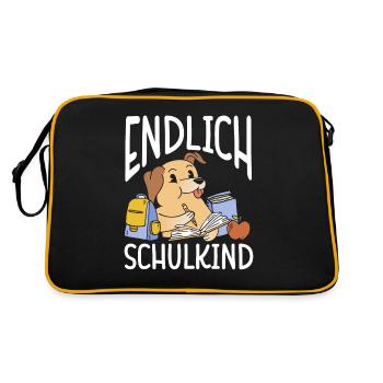 School 1st Grade - Retro Bag - black/gold - Back