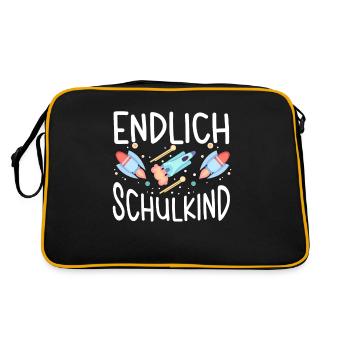 School 1st Grade - Retro Bag - black/gold - Back