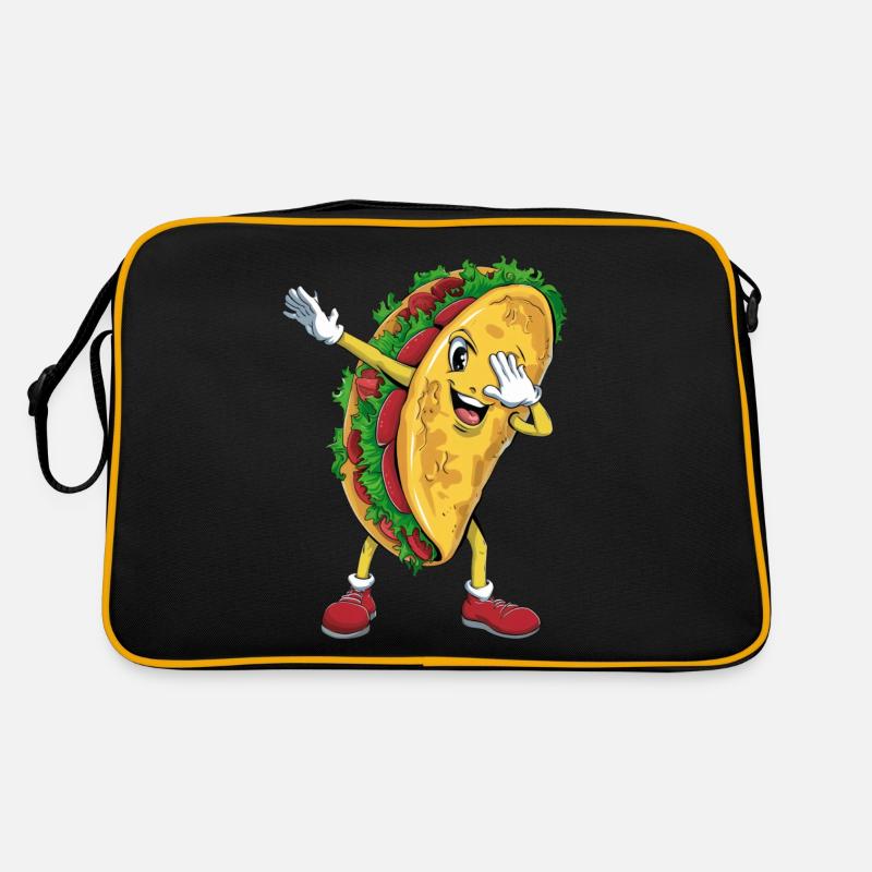 Dabbing Taco Cinco De Mayo Taco Dab Dance Cadeaux Sac Retro
