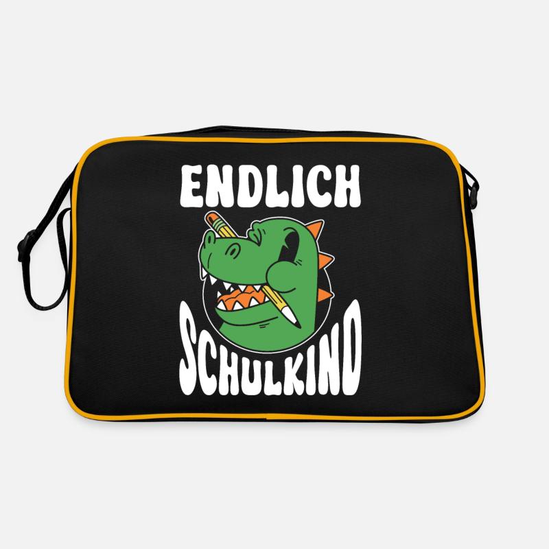 School 1. Grade Retro Tasche